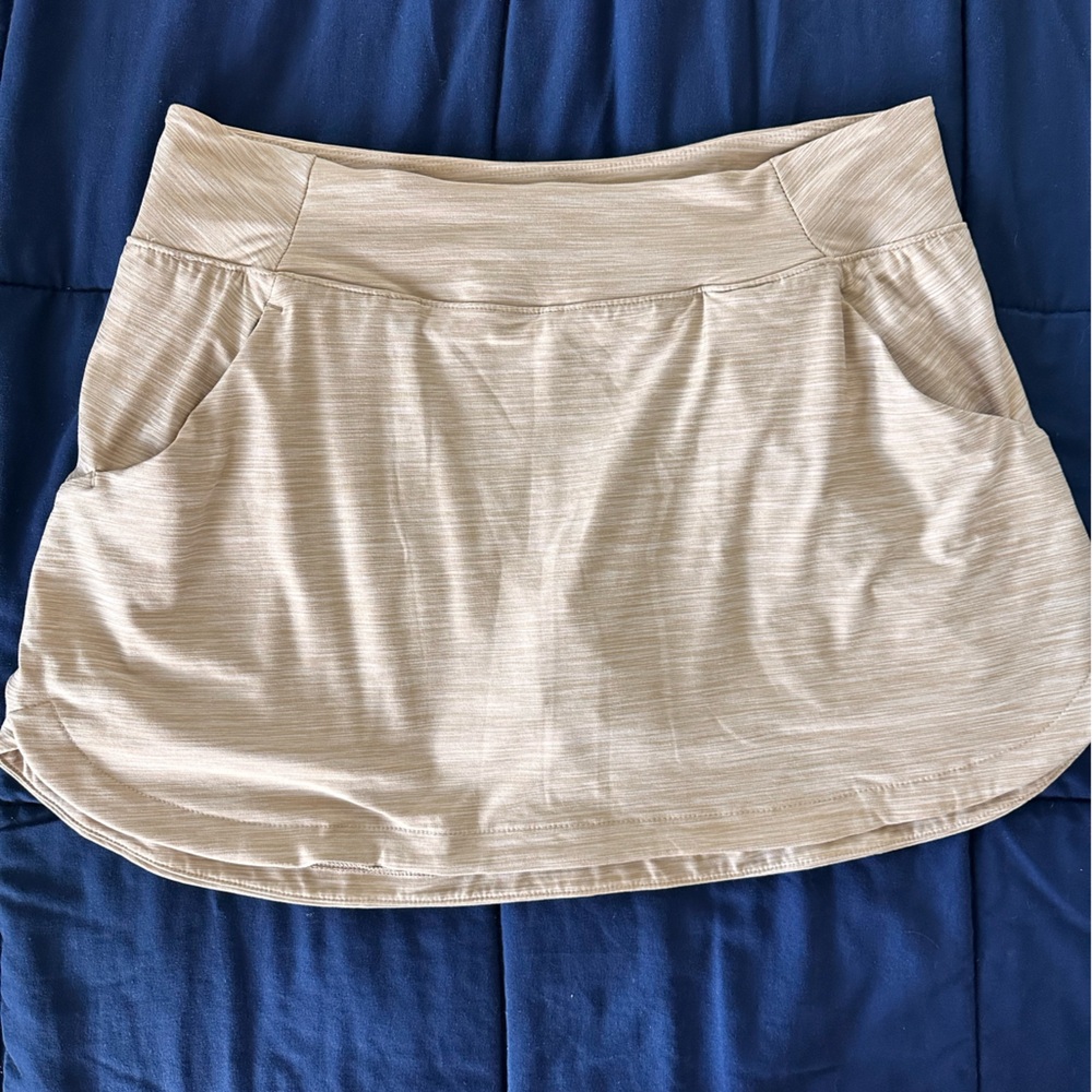 All in Motion Beige Skirt